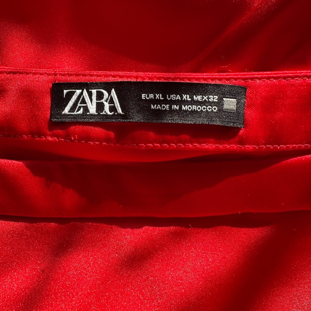 Zara Vibrant Red Maxi Skirt - Picture 2 of 2